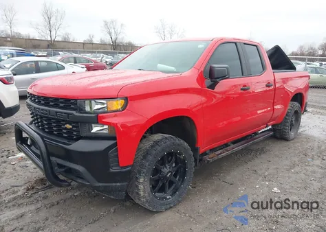 2019 Chevrolet Silverado 1500 Work Truck из США, поврежденный, VIN 1GCRYAEH3KZ405918